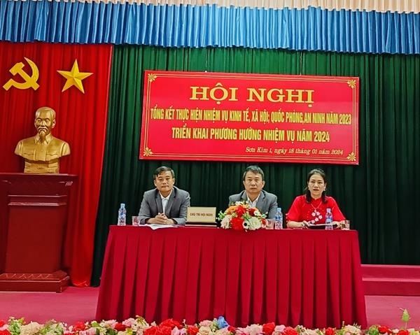 HỘI NGHỊ TỔNG KẾT THỰC HIỆN NHIỆM VỤ KINH TẾ, XÃ HỘI, QUỐC PHÒNG, AN NINH NĂM 2023 VÀ TRIỂN KHAI PHƯƠNG HƯỚNG, NHIỆM VỤ NĂM 2024.